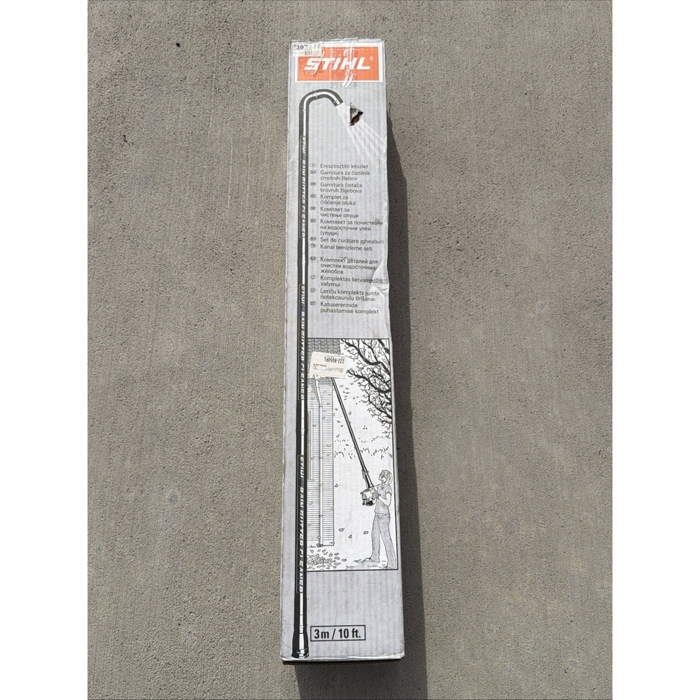 STIHL Gutter Cleaning Attachment Kit Leaf Blower 10FT Extension New Open Box